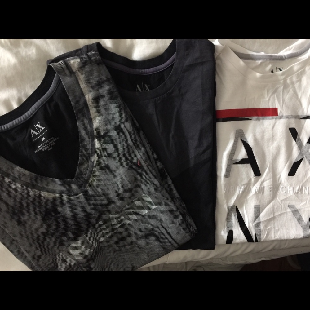 Armani exchange tee lot